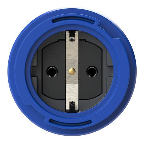 Presa Elettrica Da Incasso PCE 20352-8b IP68 - Colore Blu - Resistente Ad Acqua E Polvere