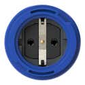 Presa Elettrica Da Incasso PCE 20352-8b IP68 - Colore Blu - Resistente Ad Acqua E Polvere