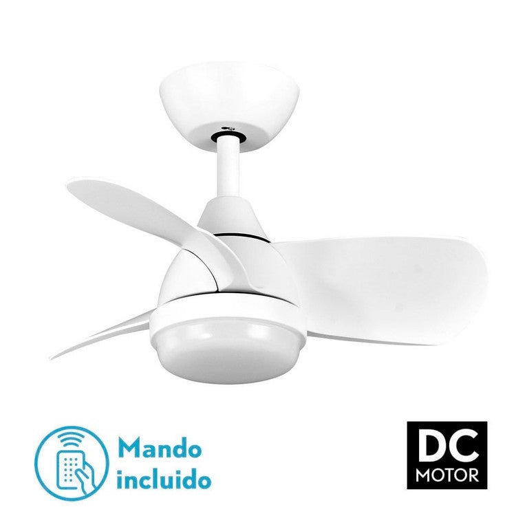 Ventilador de techo Pirdo motor DC LED 6 velocidades 3-4-6K - Blanco - 4