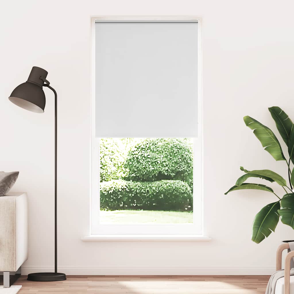 Roleta zaciemniająca 84,4x230 cm Szerokość tkaniny 80 cm biała vidaXL