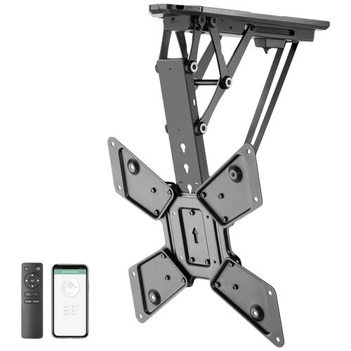 Support TV Plafond Extensible Et Inclinable - VESA 75-200 (jusqu'à 400 Avec Adaptateurs) | Pour écrans 23 à 42 Pouces