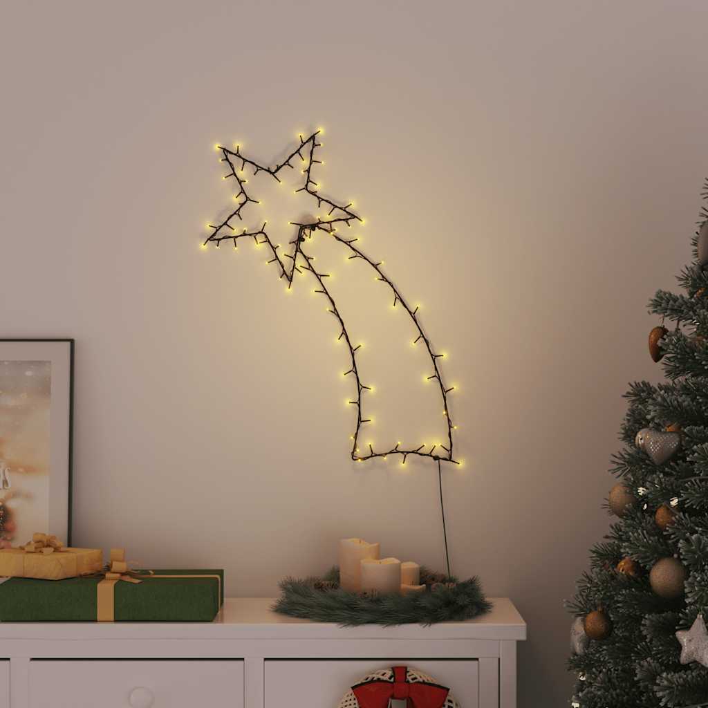 Świąteczne lampki spadająca gwiazda sylwetka, 115 LED vidaXL