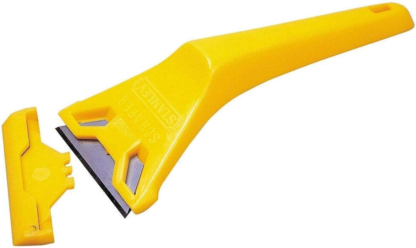 593Oc Skrobaczka do szyb. Toolland Grattoir, plastik, żółta