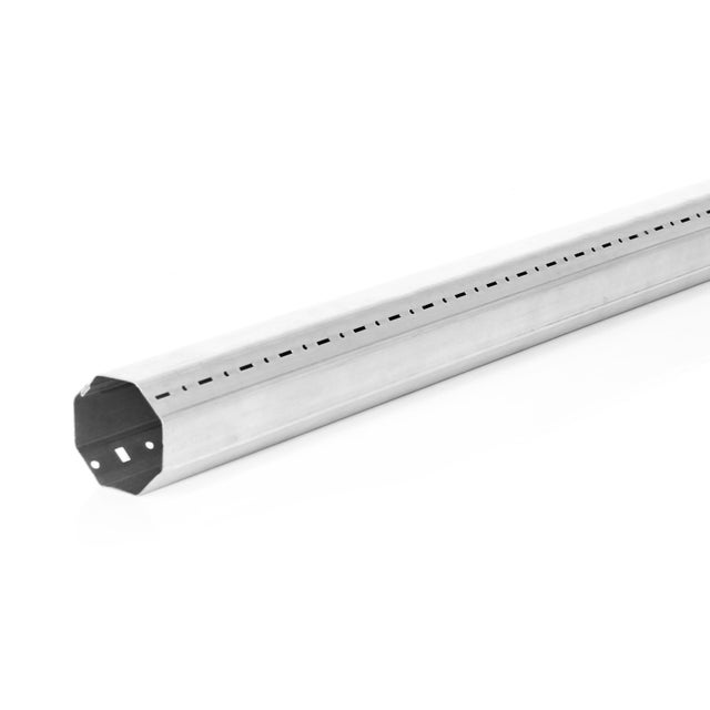Tube octogonal pour volet roulant Lg 1.5m - Diam.40mm - Recoupable