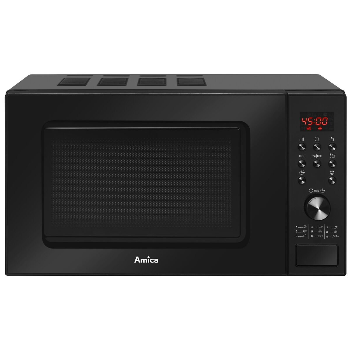 Kuchenka mikrofalowa wolnostojąca Amica AMGF20E1GB czarna 700W 20L