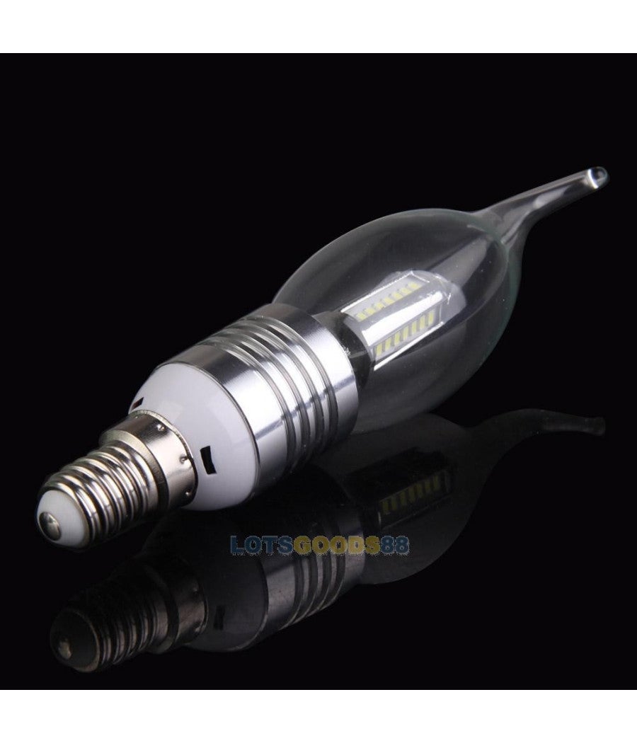 Trade Shop - Lampada Lampadina 20 Led 4w Watt Alta Luminosita E14 Luce Calda Fredda Fiamma - Bianco Freddo - - 5