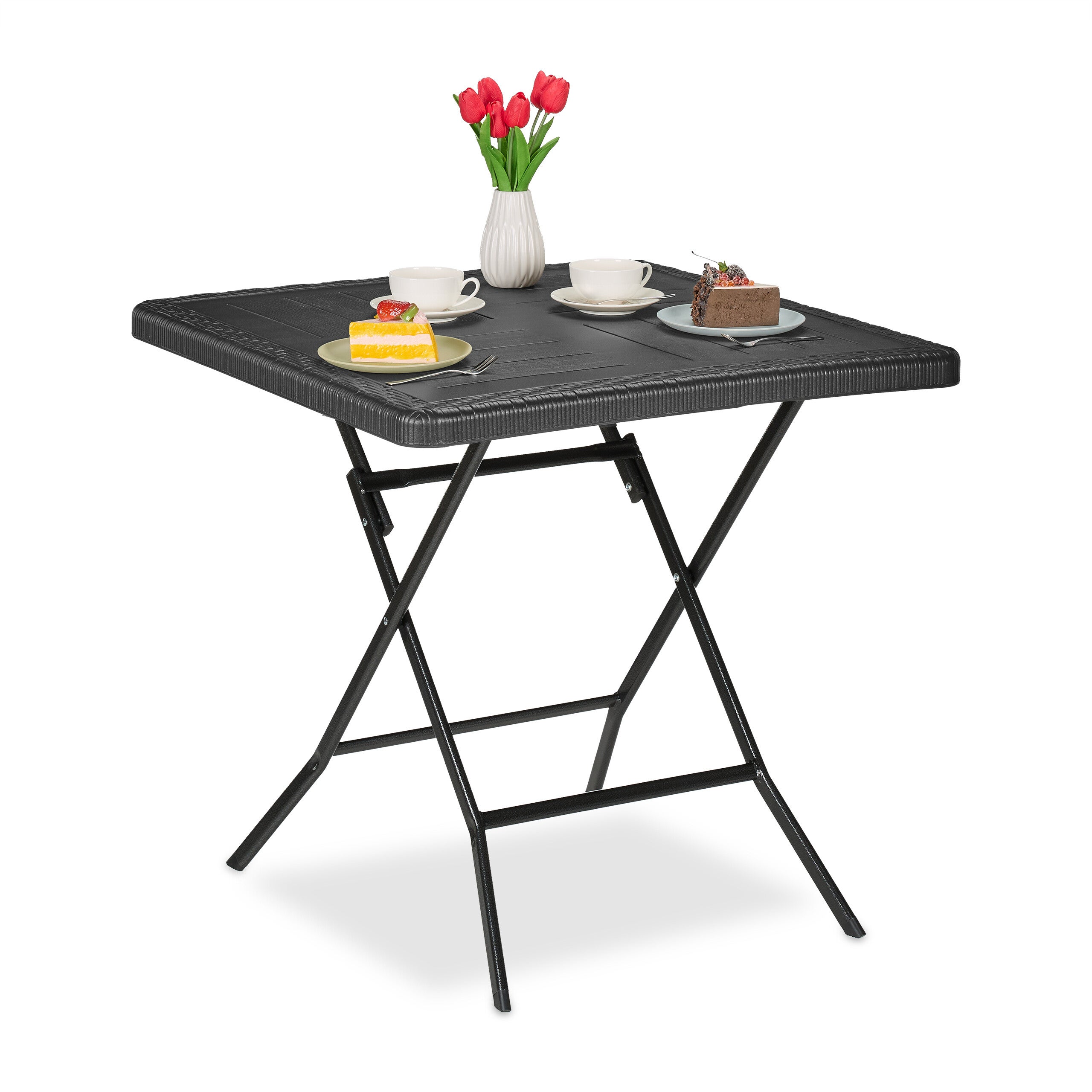 Table De Camping Pliante Blanc Pour Pique Nique En Plastique HDPE/métal 180x74cm | Leroy Merlin