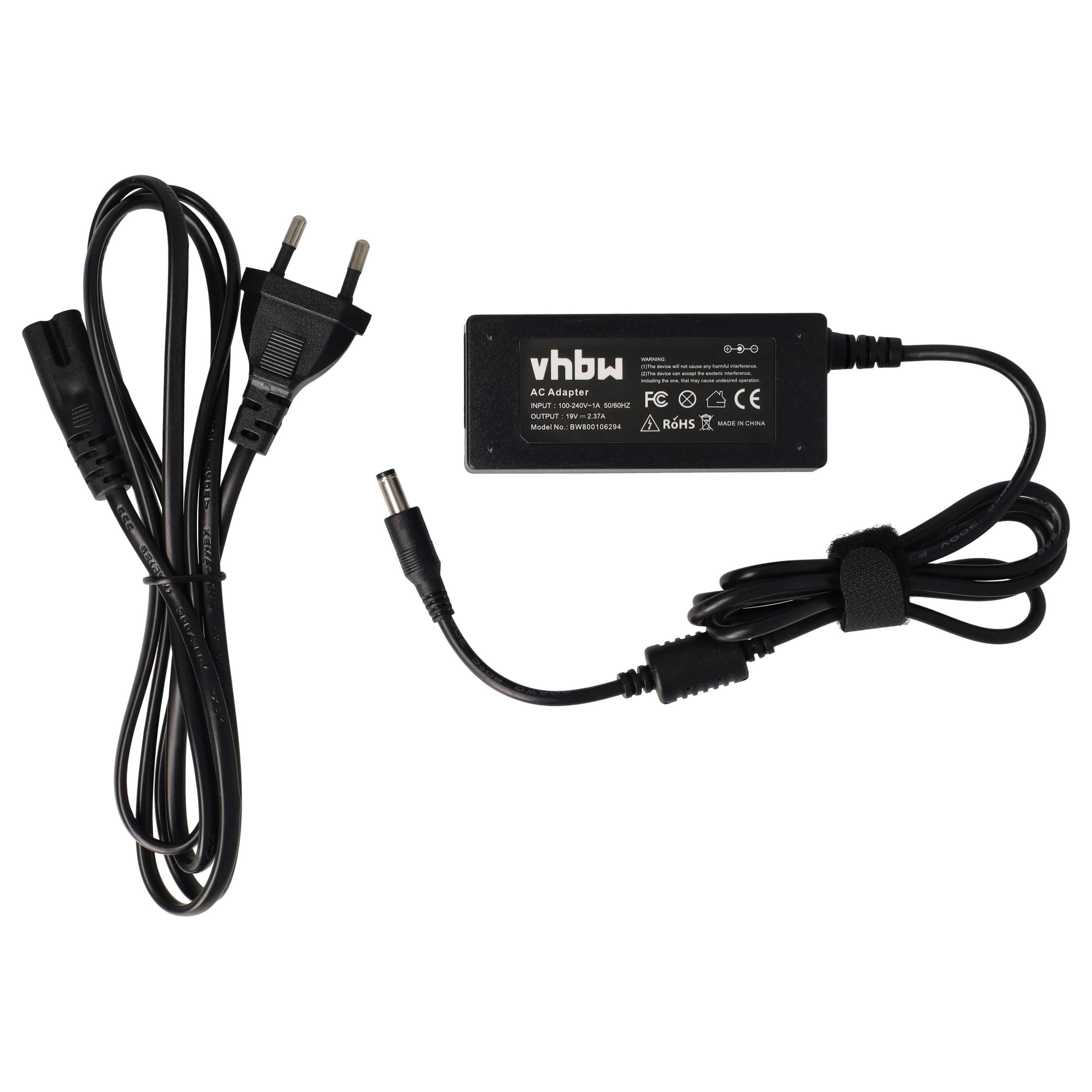 Vhbw 1x alimentatore compatibile con Toshiba NB520-11Z, NB520-11W
