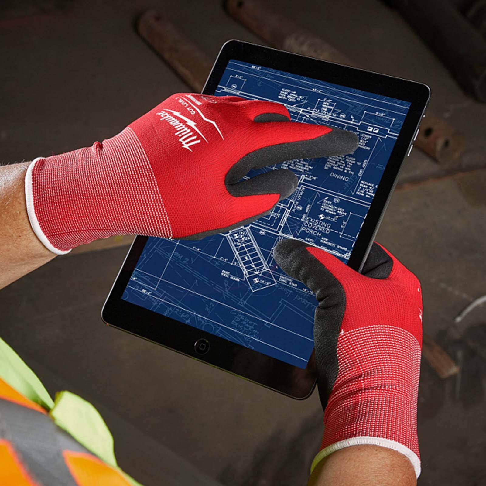 Gants anti-coupure MILWAUKEE Taille L niveau 1 - 4932471417 - 4