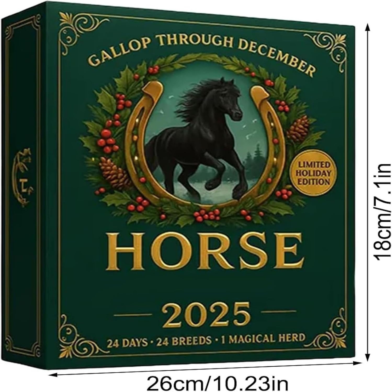 Calendario dell'Avvento dei Cavalli 2025 - Conto alla rovescia per il Calendario di Natale con 24 esclusive statuette di cavalli Calendario di Natale - 9