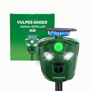Répulsif à Ultrasons Anti-rongeurs 360° – 4 Modes, écran LED, Jusqu'à 200㎡, Pour Souris, Rats, Campagnols Et Loirs