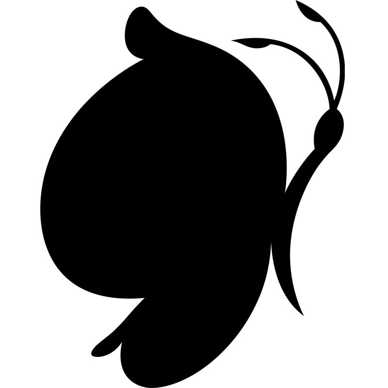 Adesivo ardesia Farfalla del fumetto - Sticker adesivo - adesivi murali - 55x45cm - 2