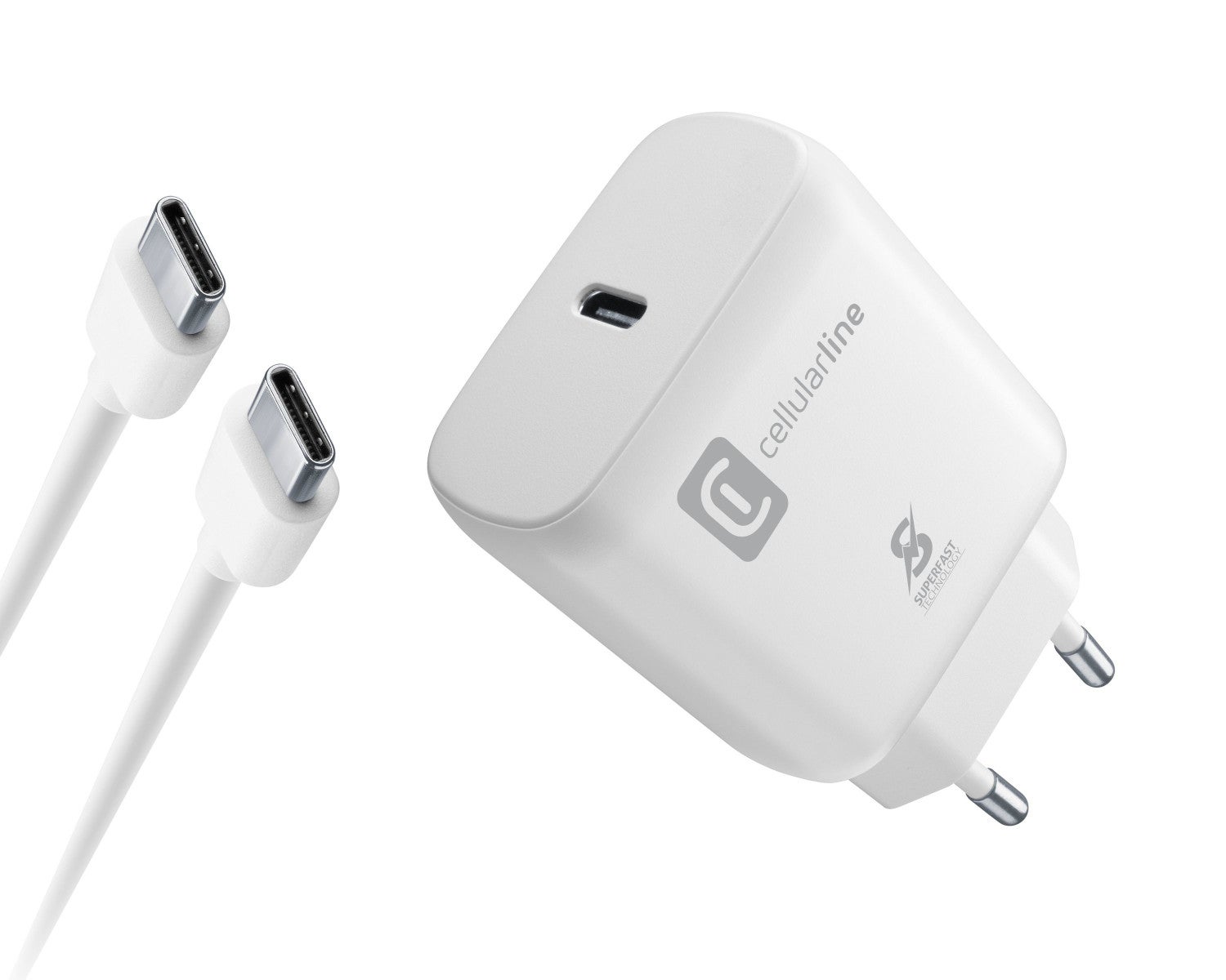 Cellularline Super Fast Charger Kit 25W - USB-C to USB-C - Samsung ...