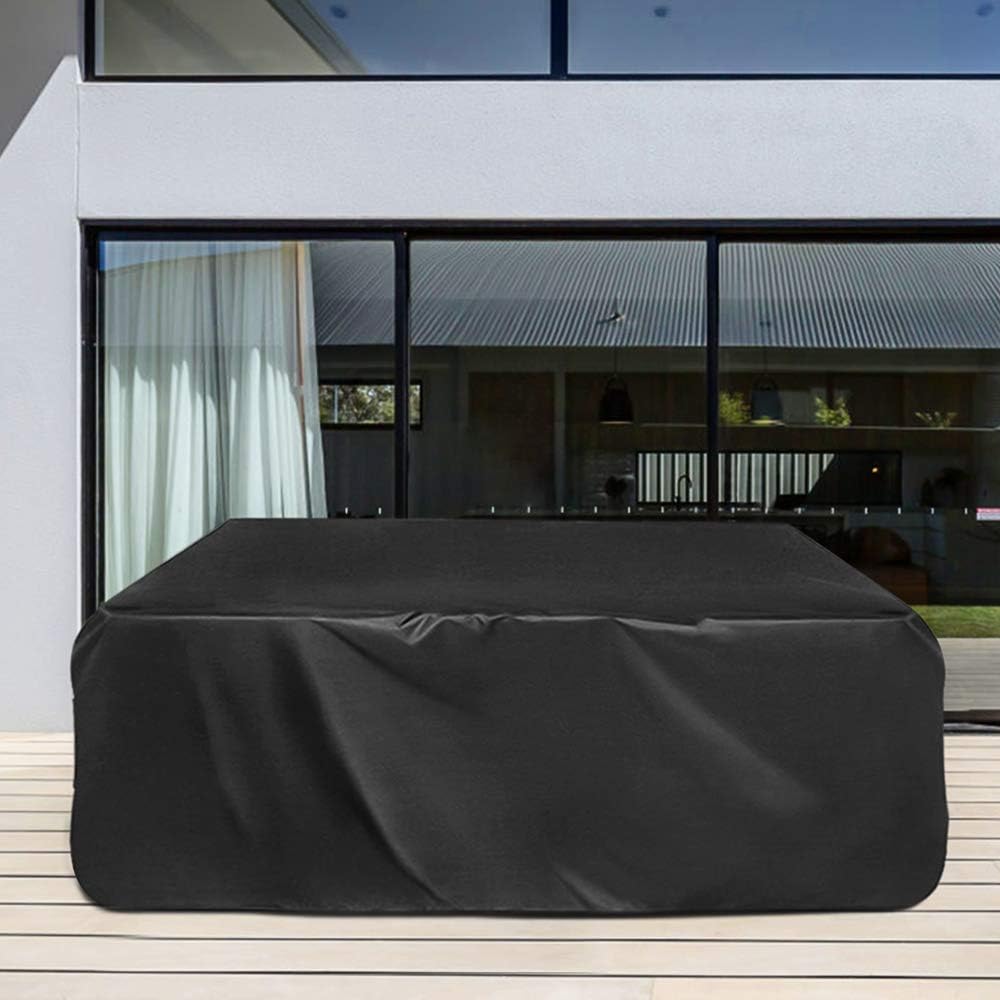 Housse de protection d'extérieur,Housse Table de Jardin pour Tables,Chaise200x160x70cm,noir - 4