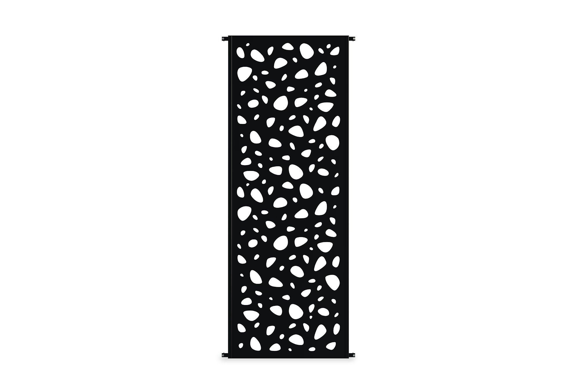 Lot de 3 panneaux décoratifs SUNNY Noir H.160cm motifs intégral - 5