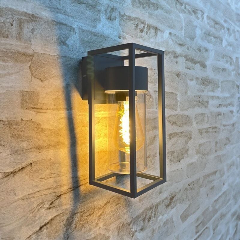 Lampa zewnętrzna w kolorze ciemnoszarym E27