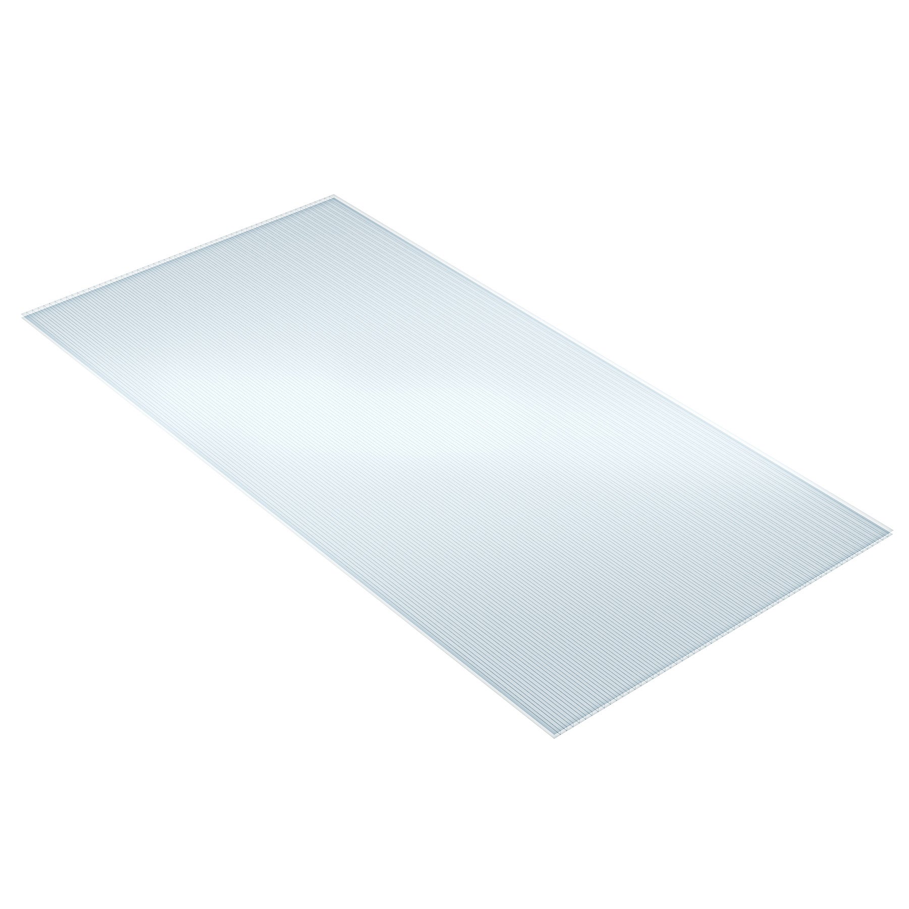 Lot de 10 plaques à double paroi en polycarbonate découpables 121 x 60,5 x 0,38 cm par plaque TECTAKE - 2