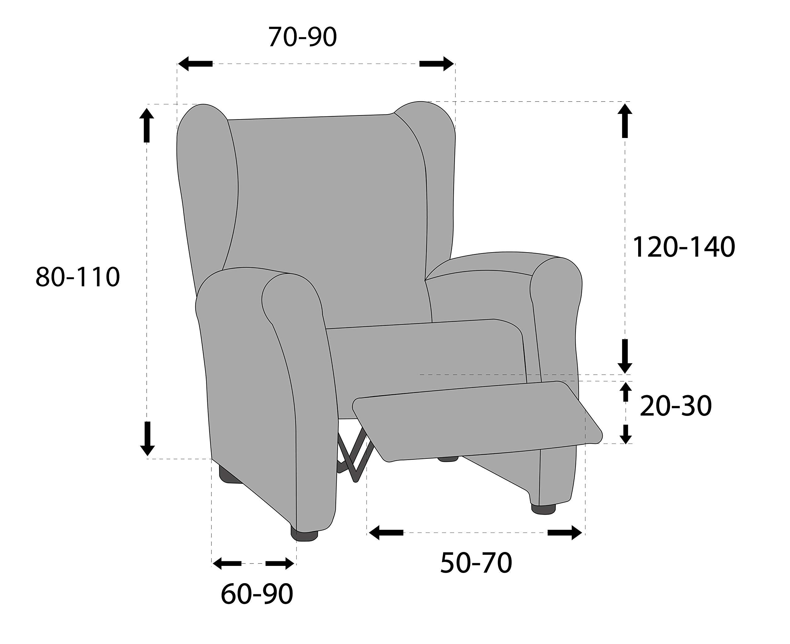 Martina Home - Túnez - Fodera per poltrona relax - Beige - 4