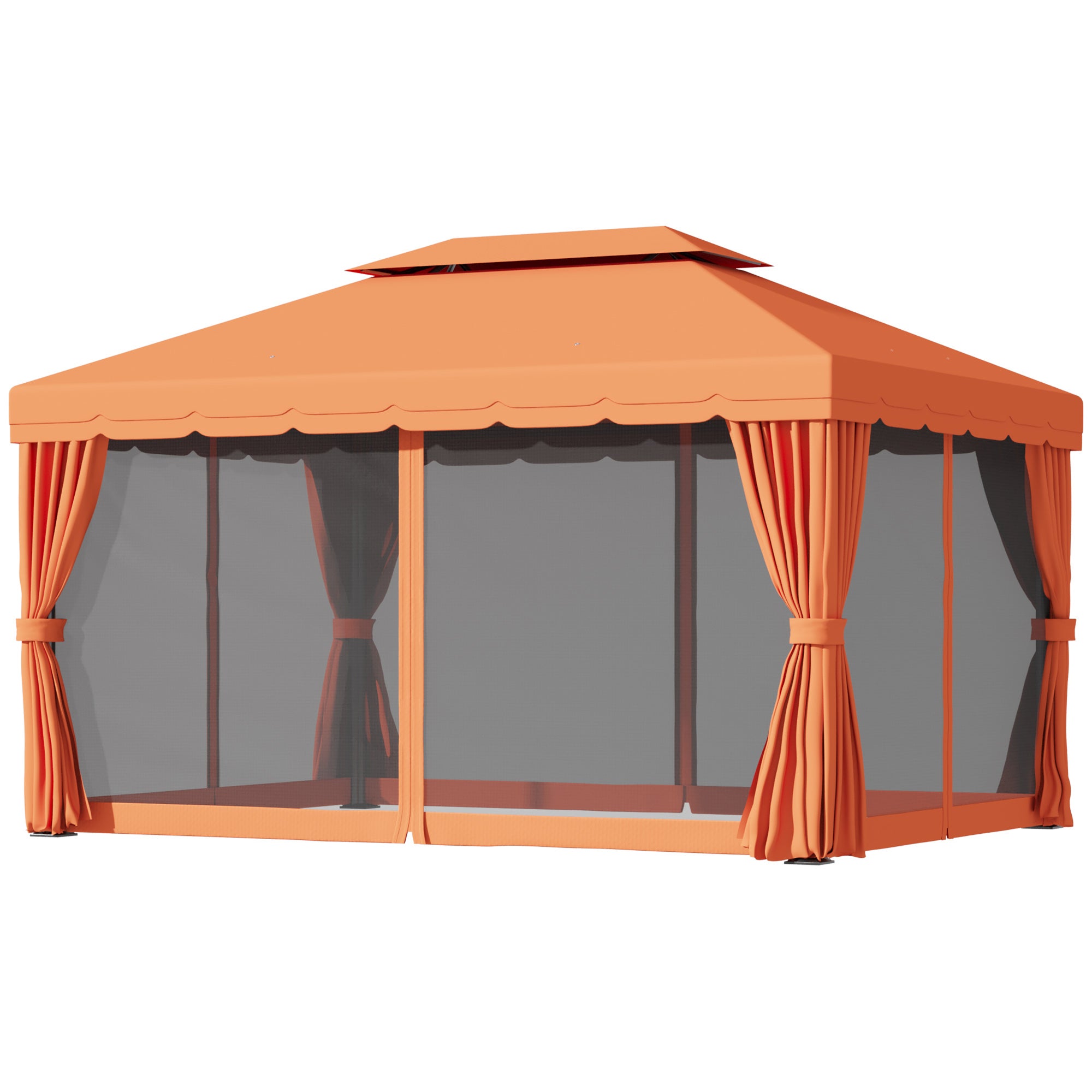 Set Di 6 Cordini Per Tenda ESW – Guyline Arancioni Da 2,4m, Leggeri E Riutilizzabili Per Campeggio
