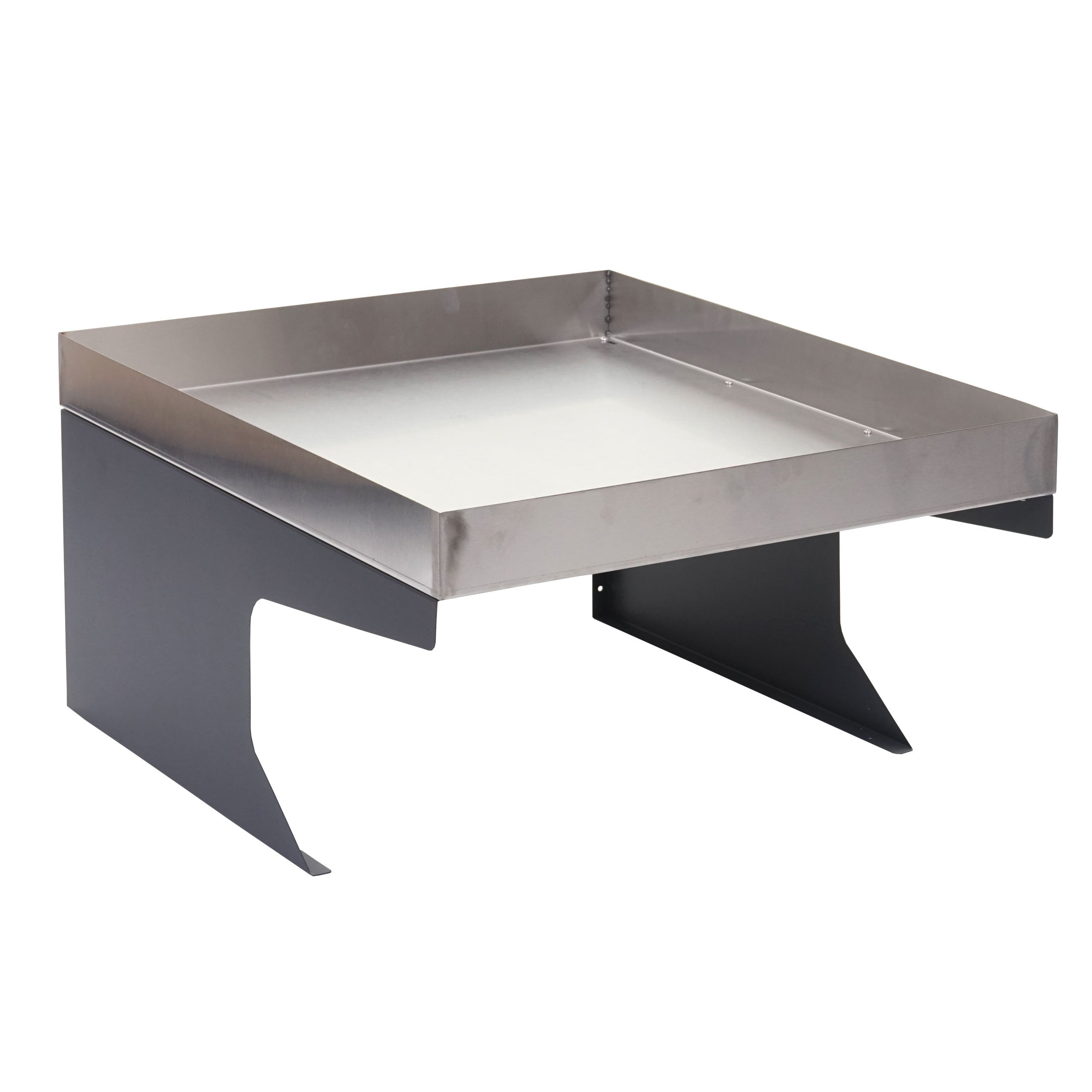 Garaż na kosiarkę z pojemnikiem na sadzarkę HWC-G60, zadaszenie na kosiarkę, metal 37x60x70cm ~ stal nierdzewna, antracyt