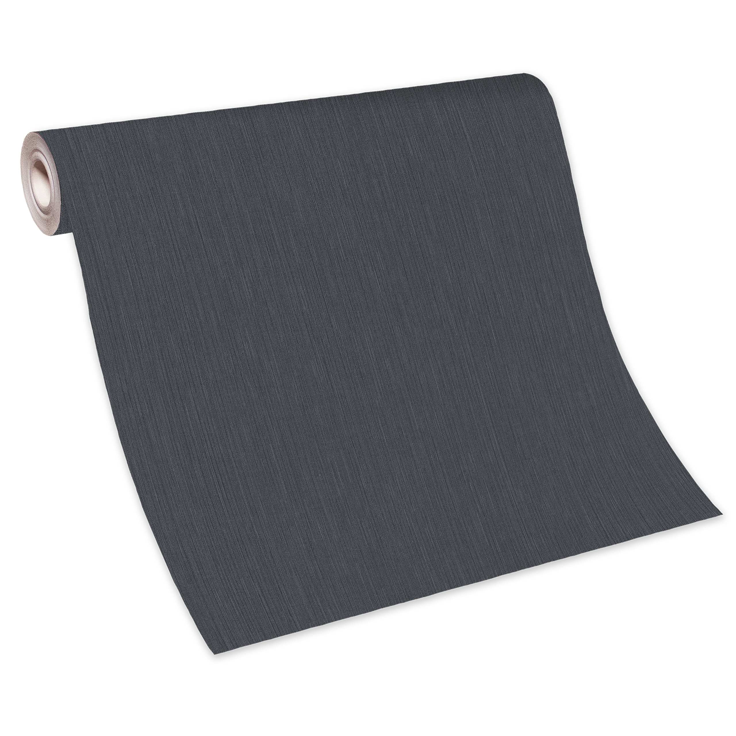 Papier peint intissé 10004-15 papier peint uni 0,53 x 10,05 m Erismann GMK - Fashion For Walls noir - 2
