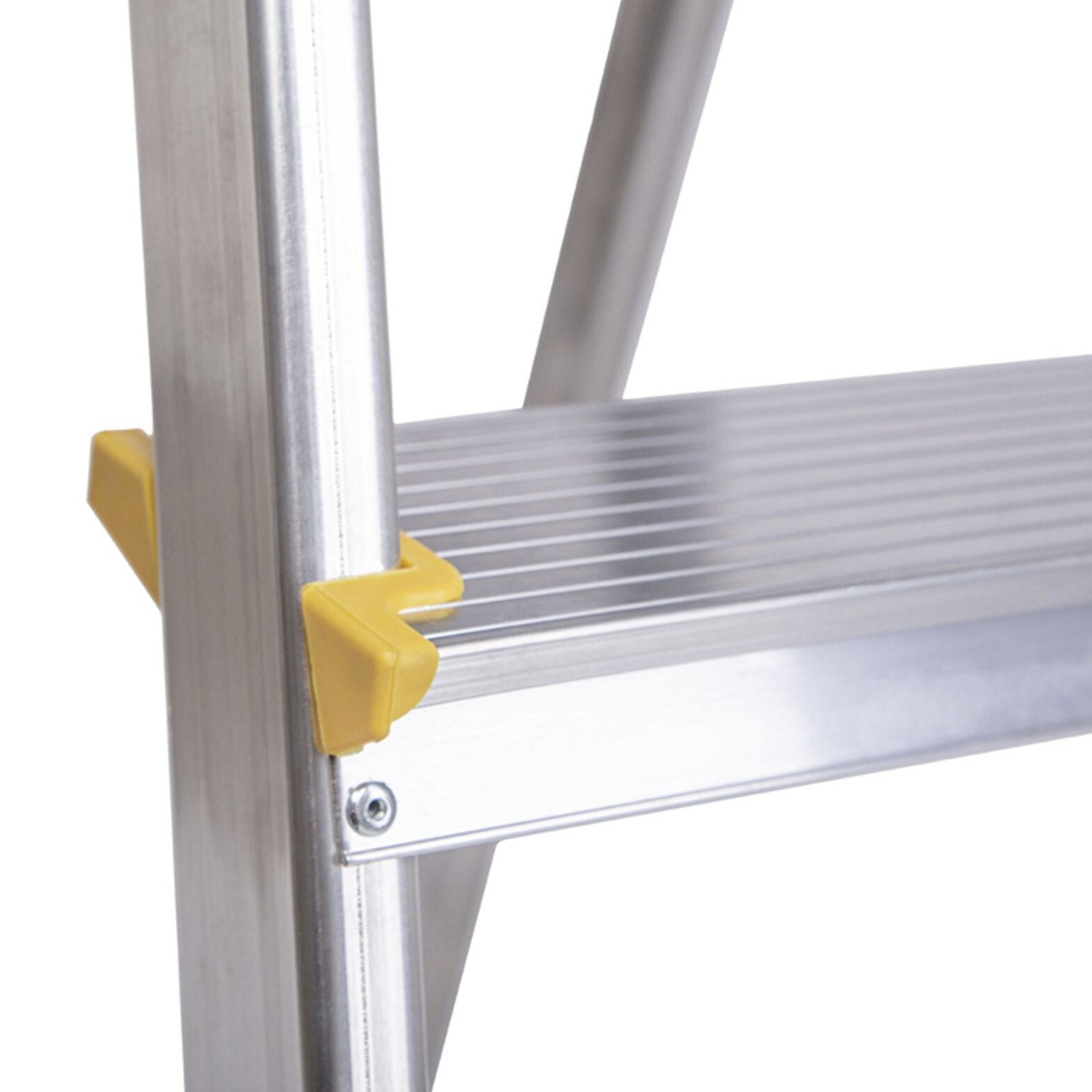 HOSTRÖM Escabeau 8 marches DURA pliable, marchepied léger en aluminium, hauteur plateforme 162cm, pieds antidérapants, charge 150kg, garantie 5 ans - 9
