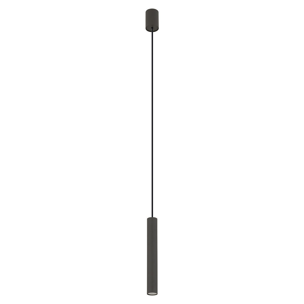 Lampa wisząca Fourty grafitowa 1xGU10x10W cienka tuba wym: 133 x 4 x 4 cm metal Nowodvorski Lighting