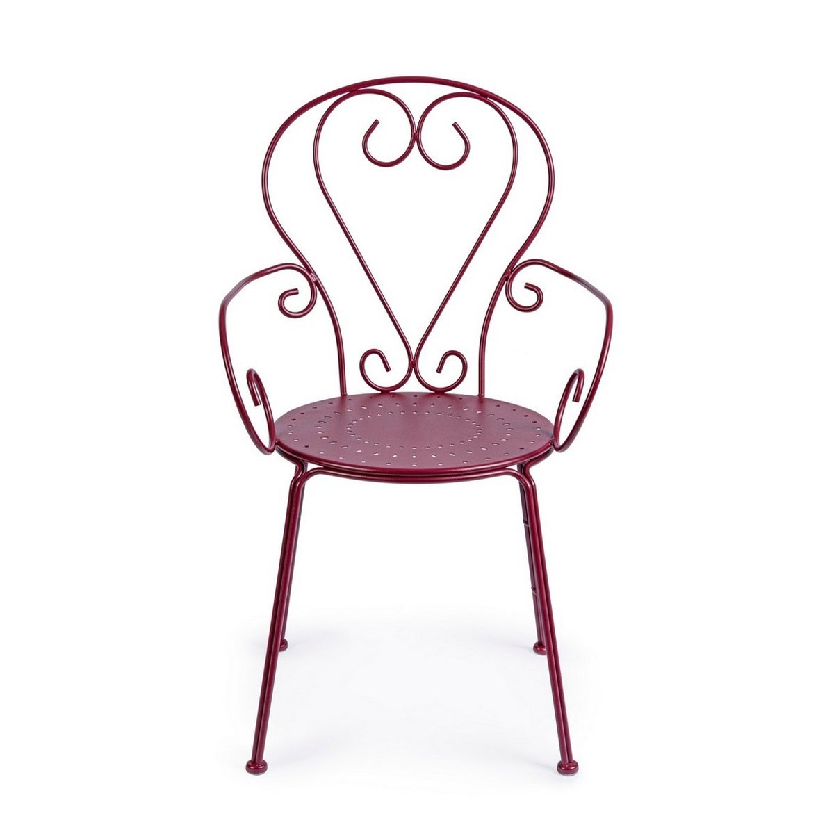 Chaise de jardin empilable style shabby chic Bizzotto Etienne - 5