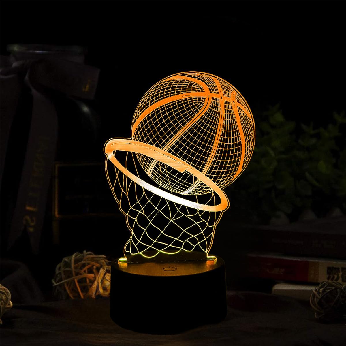 Lampara Moto 3D Ballet Ilusión Optica Lámpara Luz Nocturna 7/16