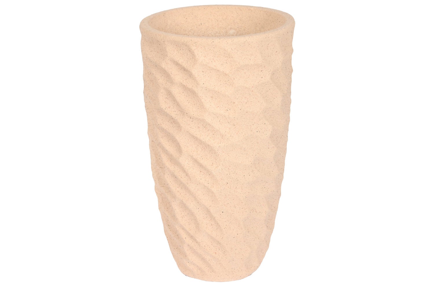 Fioriera Leaf Design Extra Large In Fibra Di Vetro Con Gambe In Legno – Altezza 39 Cm, Colore Bianco, Adatta Per Interni Ed Esterni - 3