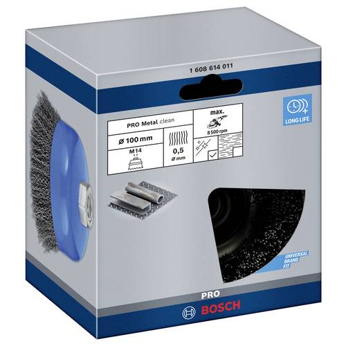 Bosch PRO Metal clean Szczotka garnkowa 100 x 0,50 mm Gwint - 1608614011 - 2