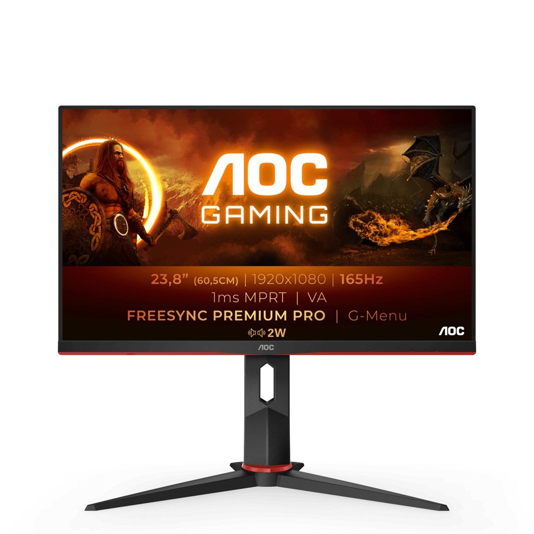 AOC GAMING 24G4X - Monitor FHD, 24 pollici, 180 Hz, 1 ms, FreeSync Prem