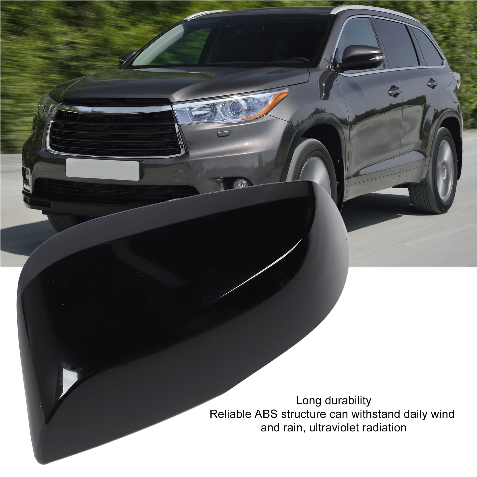 Copertura specchietto nero antigraffio per Highlander 2020-2022 (sinistra 87945 0E070) - 3