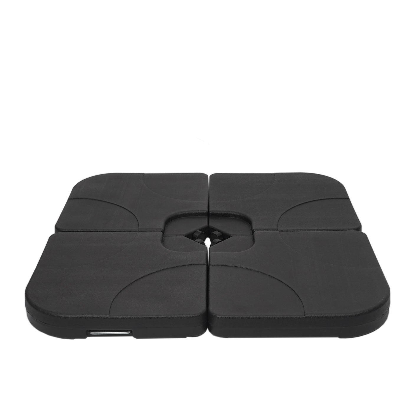 Pied de parasol HWC-F78, support pour parasol déporté/marché, pour croix de pied, à remplir jusqu'à 100kg - 3