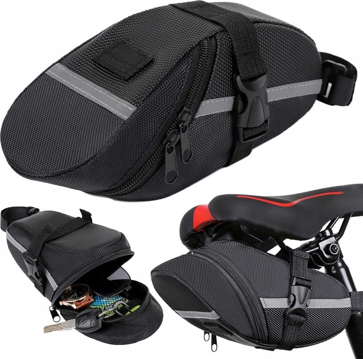 Acquista Borsa da manubrio per bici Borsa per tubo superiore da ciclismo Borsa per telaio anteriore per bicicletta in Italia a partire da 13