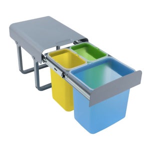 Pattumiera Sottolavello 4 Secchi - Per Raccolta Differenziata, Cassettone 90cm Con Vaschette - Foto 4