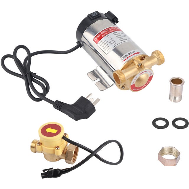 Pompe automatique 220V 100W en acier inoxydable pour pipeline d'eau du robinet domestique