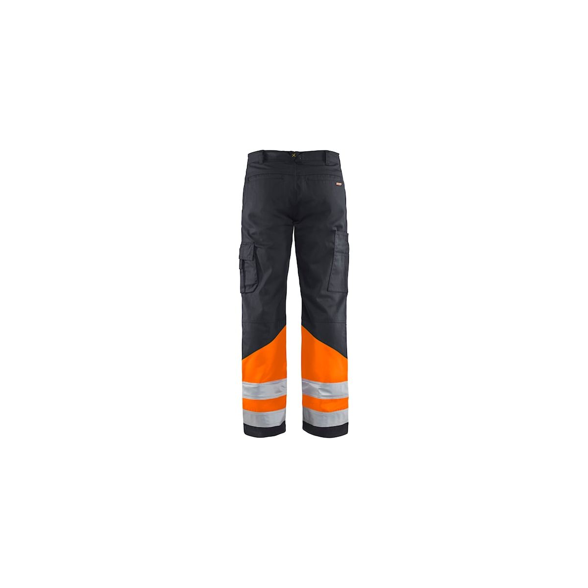 Pantalon artisan haute visibilité Gris moyen/Orange fluo - Blaklader - Taille 42 - 2