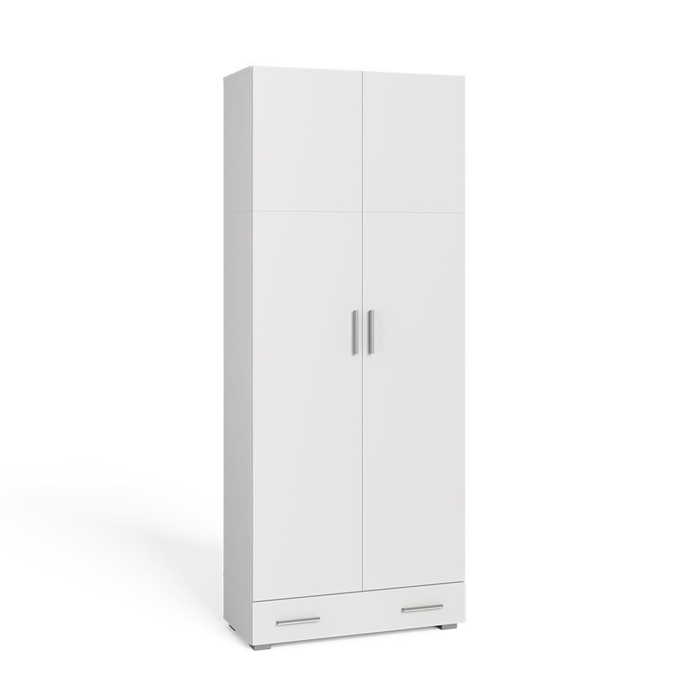 Vicco Półka na akta Ingo, Biały, 80 x 182.4 cm z szufladą