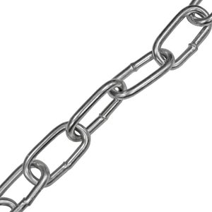 Catena In Acciaio Inox Per Cancello Di Sicurezza – Maglie Lunghe O Corte, Peso Pesante, Uso Esterno