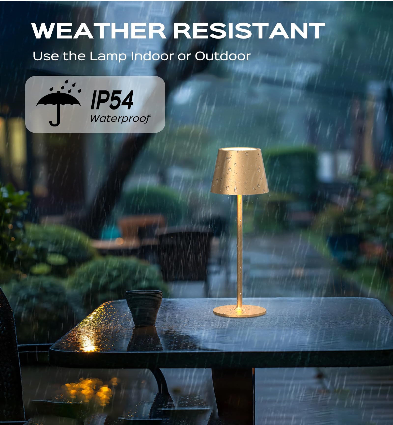 Ściemnialne bezprzewodowe lampy stołowe dotykowe, lampa biurkowa Simplicity z 3 temperaturami barwowymi, lampka nocna - 7