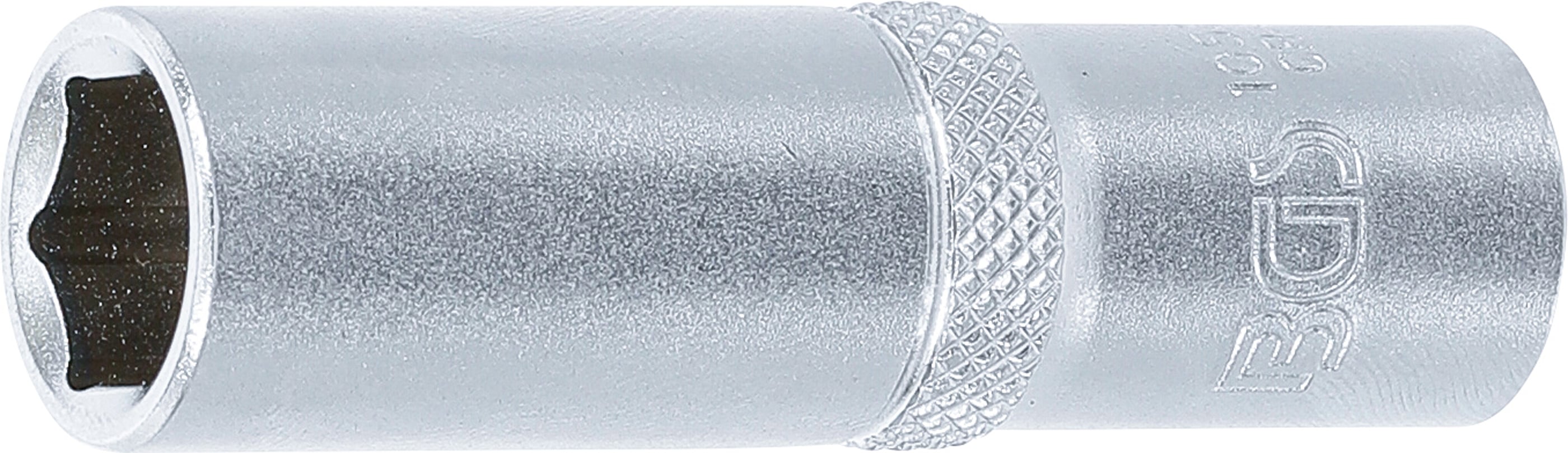 Klucz nasadowy BGS, sześciokątny, głęboki, napęd kwadratowy wewnętrzny 10 mm (3/8 cala), SW 12 mm - 10532