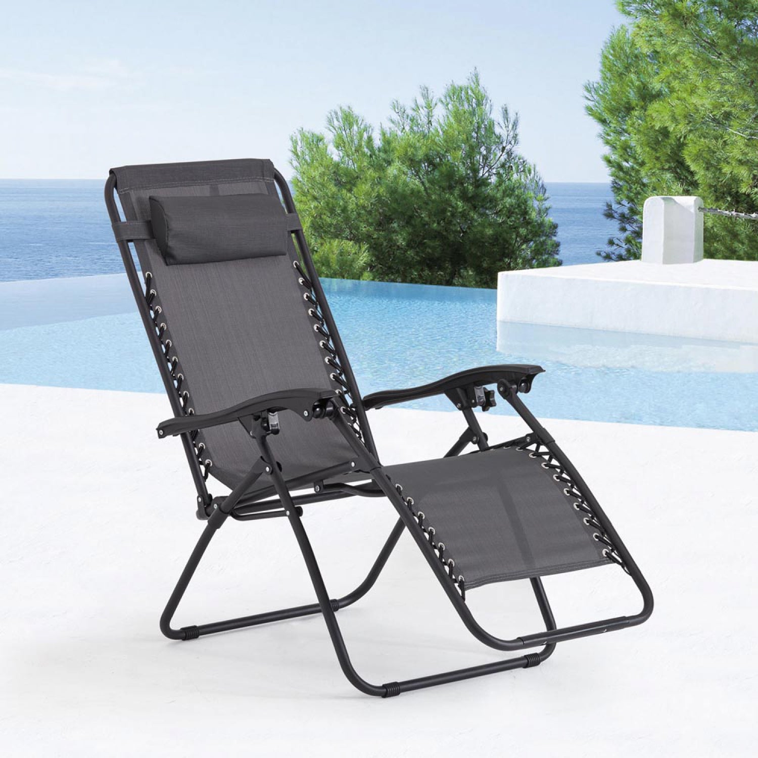 Da Giardino Sedia Sdraio Pieghevole Sdraio Color Tortora MANIHI