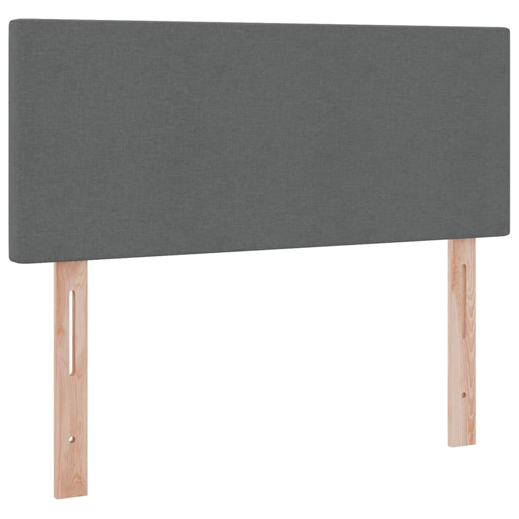 Lit avec rangement et matelas, gris foncé, 120 x 200 cm, velours - 9