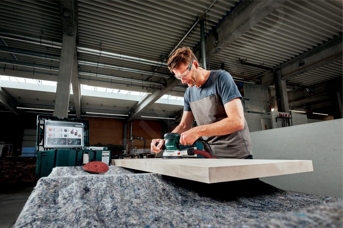 Ponceuse excentrique 350W Ø150 mm SXE 450 TURBOTEC - METABO 600129000 - 9