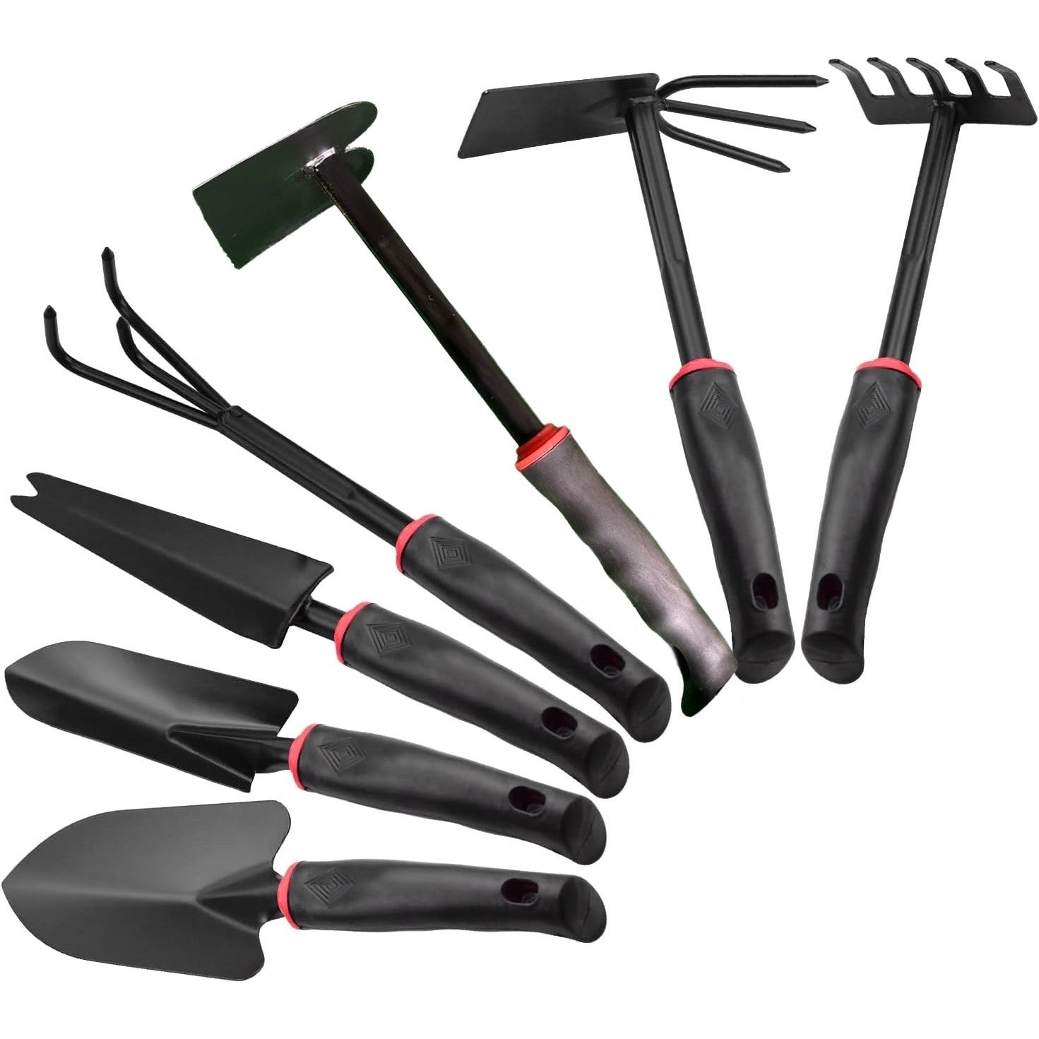 Set 7 unelte de gradina Flippy pentru plantare si ingrijirea plantelor, negru 7buc