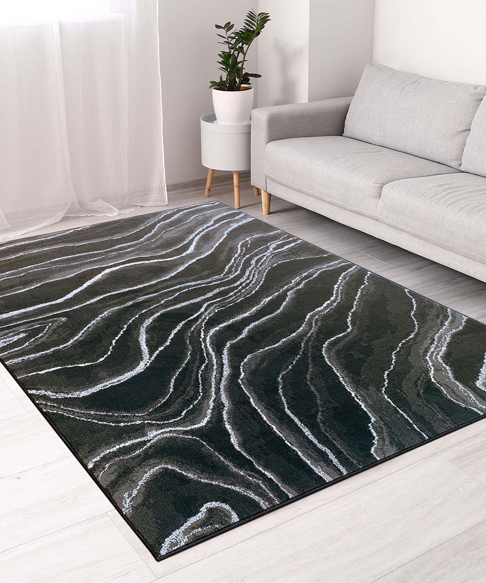 Dywan DESIGN 140X200 cm CIEMNOSZARY | GaleriaFarah1970