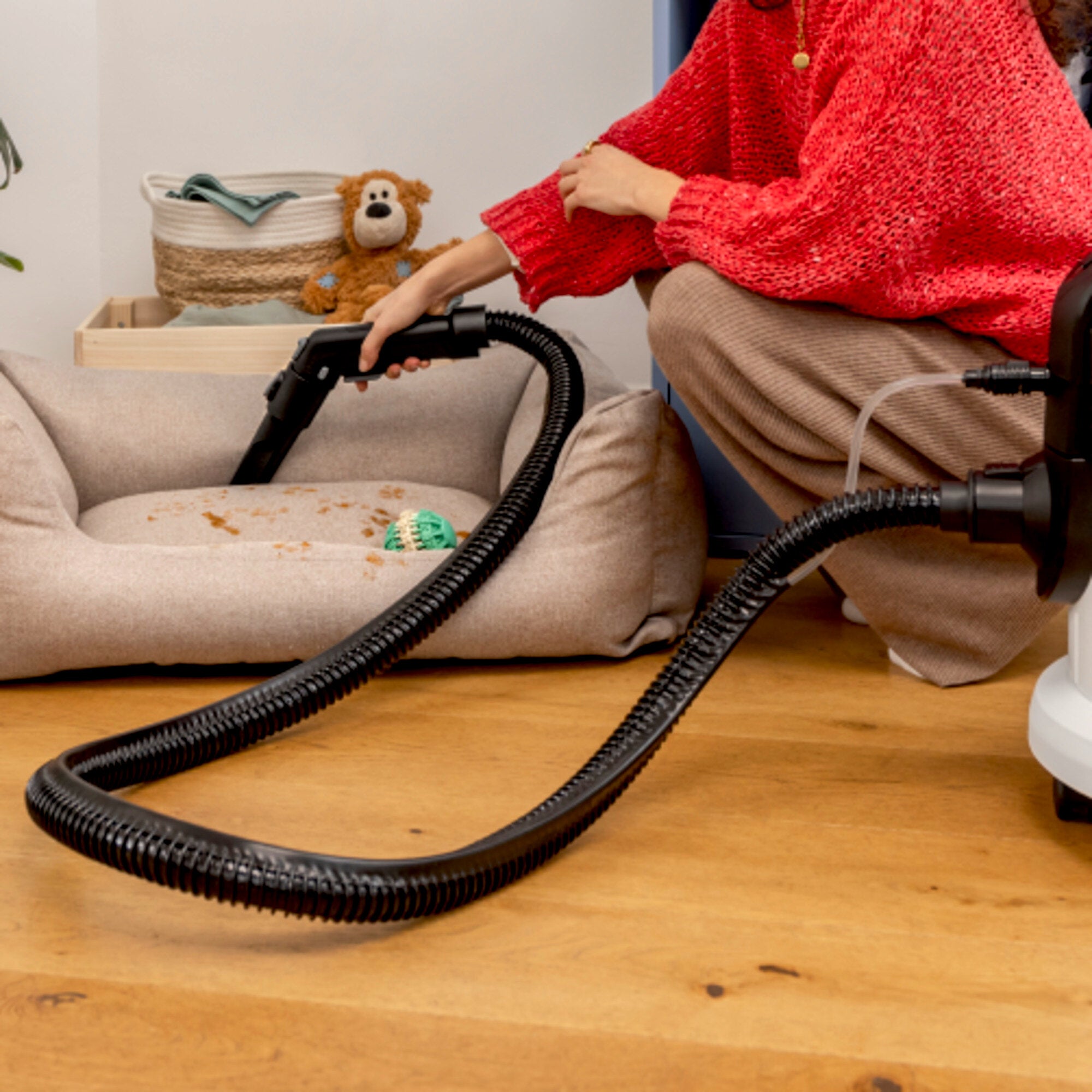 Novidapara - Aspirador Injetor Extrator para Água e Poeira Karcher SE 4 plus + kit para acessórios - Tanque em Polipropileno 18L - 1 - 7