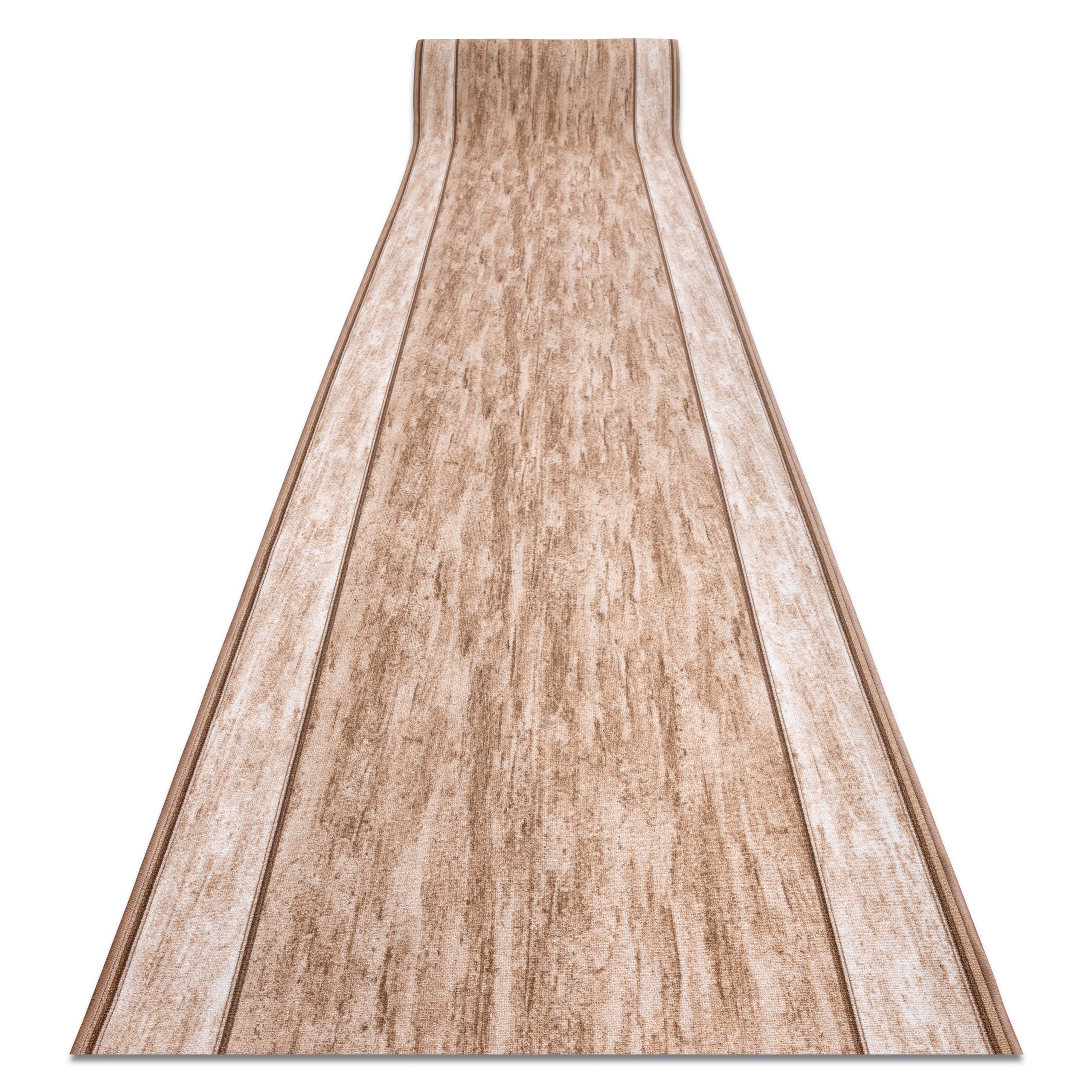 Alfombra de pasillo con refuerzo de goma rama beige 80cm 80x130 cm