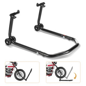 Supporto Ruota Anteriore Moto - Regolabile 60-145cm, Acciaio Verniciato - Foto 3